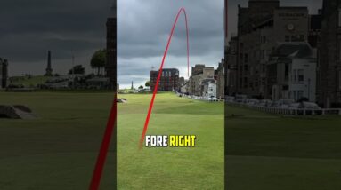 LUCKIEST golf shot ever!!