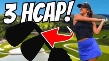 You Won't BELIEVE What Clubs Are IN HER 3 HANDICAP BAG!