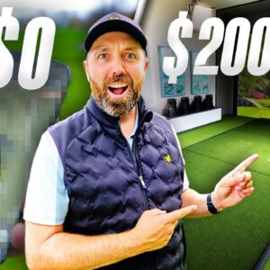 $0 Vs $200,000 Golf simulator!