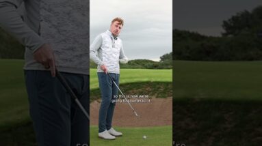 Chipping off a tight lie #golf #golfers #golftips