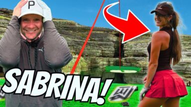 The MOST COMPETITIVE Golfer On YOUTUBE!? - She PLAYS CRAZY!