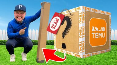 He Got CONNED Buying FAKE Golf Equipment From TEMU!?