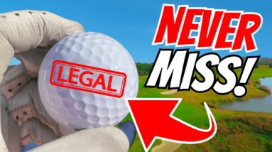 I Can't Believe There is a LEGAL Golf Ball That ONLY GOES STRAIGHT!?
