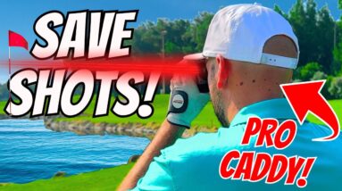 Pro Caddy Shows How To Use A RANGE FINDER To Lower SCORES!