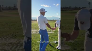 44 year old golfer gets 186 mph ball speed #golf