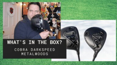 Unboxing the brand new Cobra Darkspeed Driver and Fairway Wood