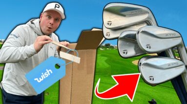 I bought FAKE TAYLORMADE golf clubs from WISH! (I GOT SCAMMED!)