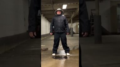 This how we test waterproof gear. #golf #golfing #waterproof #golfgear #golfer