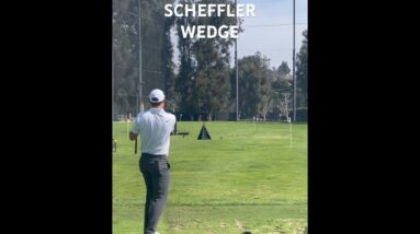 Scotty Scheffler Spinning Wedge #golf