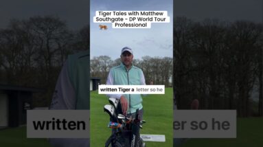 DP World Tour player Matthew Southgate tells us his best Tiger Woods story! #golf #tigerwoods