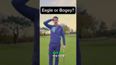 Eagle or bogey - Did you know this golf rule? #golf #golfrules #golfers