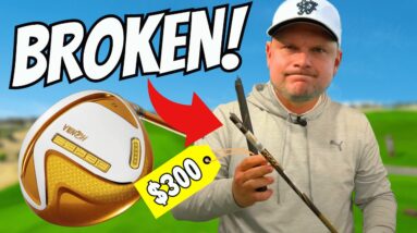 I Can’t Believe This EXPENSIVE Golf Club BROKE… WASTE OF MONEY?!