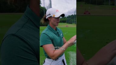 Solheim Cup star Linn Grant on how to hit your hybrids better! #golf #womensgolf #golfswing