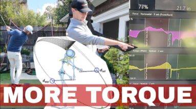 The GROUND up Key to Ballstriking with MORE TORQUE  #golf