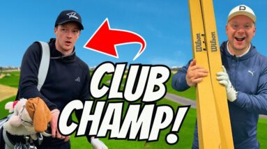 I Hired A CLUB CHAMPION Golfer For A NEW JOB!?