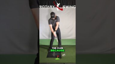 This is why you flip and scoop at impact in golf