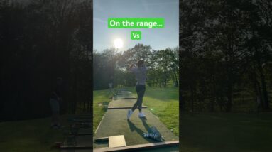 Range golf VS Course golf 😡🥵