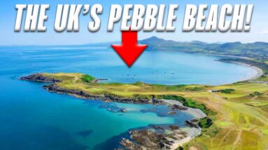 We play the Pebble Beach of the UK! (AMAZING GOLF COURSE!)