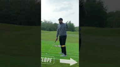 How to adjust to slopes on the golf course ⛳️