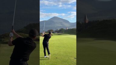 No better backdrop in all of golf 😍