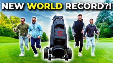 WE SET A NEW WORLD RECORD! Speed Golf Cart Challenge