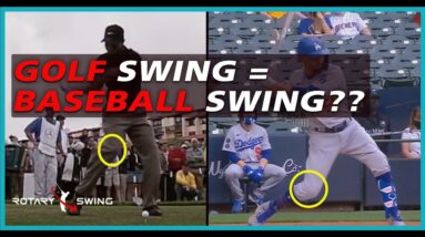 Is Tiger Woods' Golf Swing Actually a BASEBALL Swing???