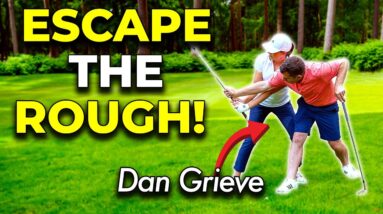 DAN GRIEVE ON HOW TO ESCAPE BAD LIES! Lesson With 8-Handicap Jess Ratcliffe