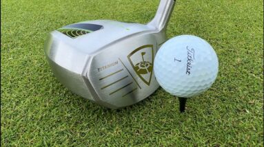 This CHEATING golf driver ALWAYS goes straight!