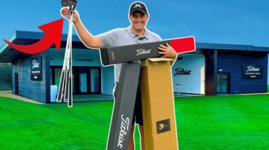 Unboxing His New FITTED Mid Handicap Titleist Clubs!