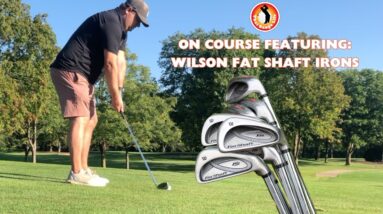 Playing a round with the classic Wilson Fat Shaft irons and driver