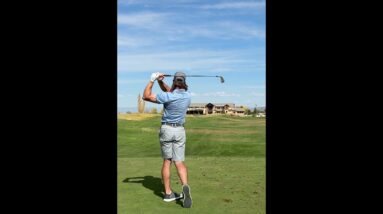 Do you think the straight ball is the hardest to hit? #golf #golfaccuracy #golftechnique