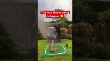 Never let your brother use your golf net 🥶