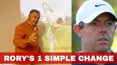 The SWING CHANGE RORY McILROY NEEDS! w Brian Manzella, PGA