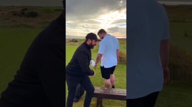 The World's Strongest Golf Caddie! 💪