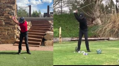Tiger Woods Wedge Swing