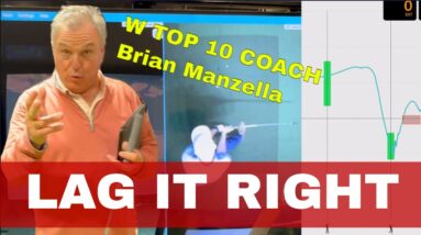 BETTER BALLSTRIKING! How to GET the RIGHT LAG in #golf w @brianmanzellagolf