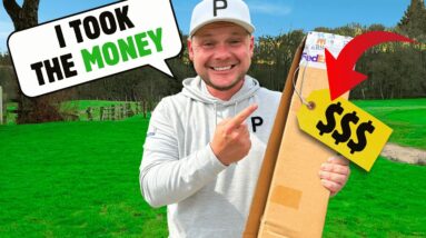 I got paid BIG MONEY to use these GOLF CLUBS!