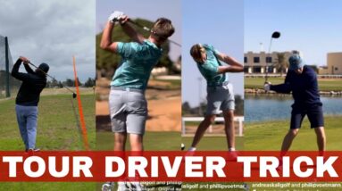 ONE DRILL this TOUR COACH uses to TEACH DRIVER to his players #golf w #andreaskali