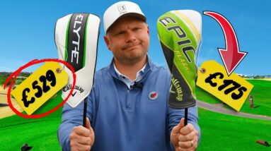 HUGE Results! - £529 Callaway Elite vs £175 Epic Flash Driver!