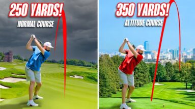 I play Golf Where the Ball Travels MILES! (High Altitude Course)