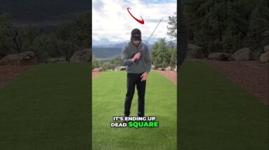Watch Why The Clubface Ends Up Dead Square Every Single Time