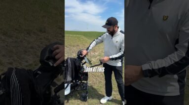 This might be the coolest golf trolley ever 👀  #golf #golfer #golfgear #shorts