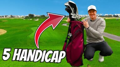 You Will Be Shocked By This 5 HANDICAP'S Golf Bag Setup!