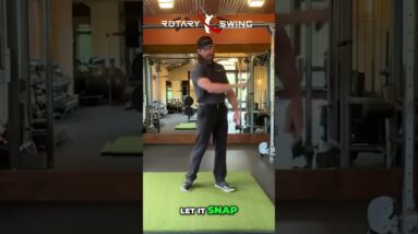 Get A Feel For The Clubhead Swinging Back And Through