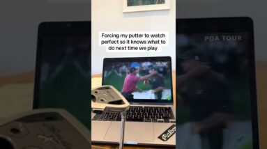 It’s definitely not my fault it’s the putter …