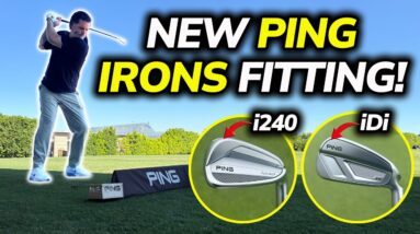 New Ping i240 And iDi Irons Tour Fitting (Incredible Results!)