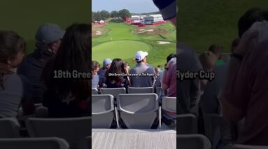What a view 🤯🙌 Bethpage looks in fantastic condition 🇺🇸 #Golf #RyderCup #rydercup2025