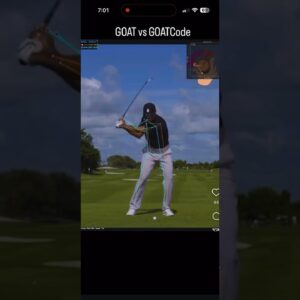 Tiger Woods with the GOATCode.ai Model Overlay