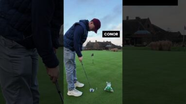 Can anyone hole a 6-foot putt with a brussel sprout?