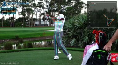 See Tiger Woods as a Lefty with the GOATCode.ai Model Overlay